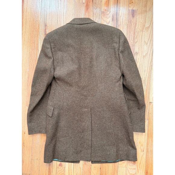 Paul Stuart Phineas Cole Tweed Overcoat 38R INSANE - Picture 5 of 6